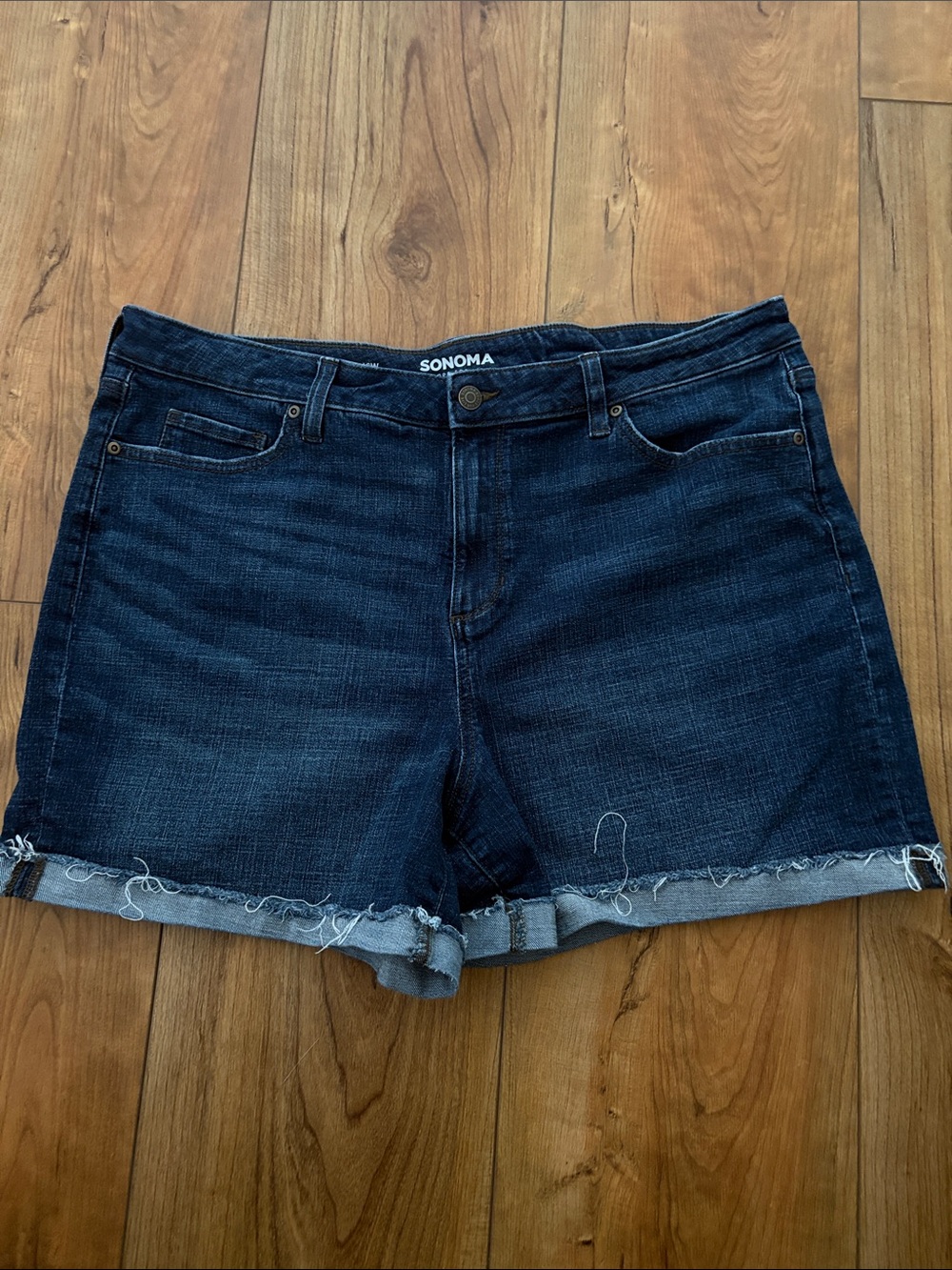 Sonoma Indigo Denim Cutoff Shorts